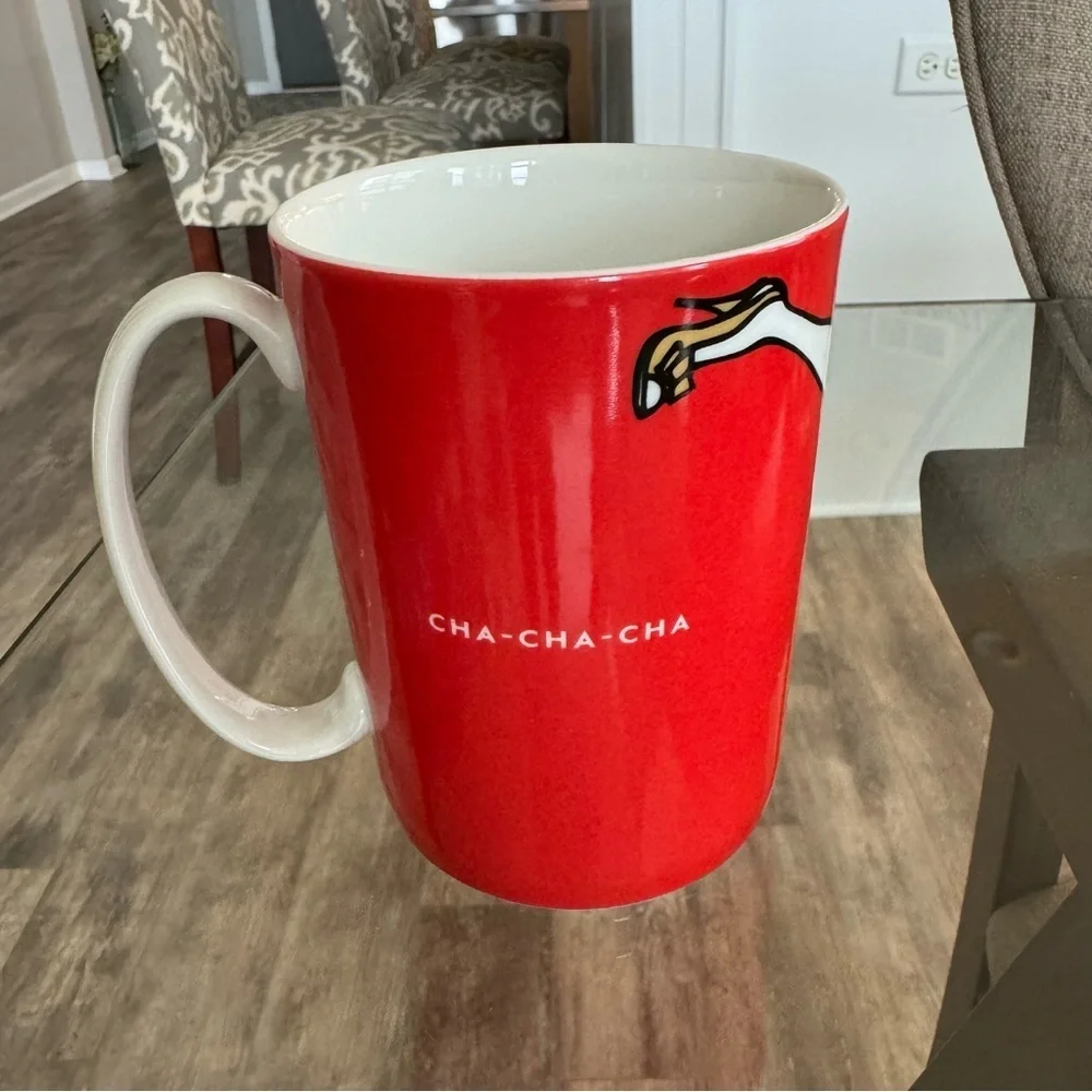 NWOT! Kate Spade Cha Cha “Heel Ladies” Red Mug - Picture 5 of 6
